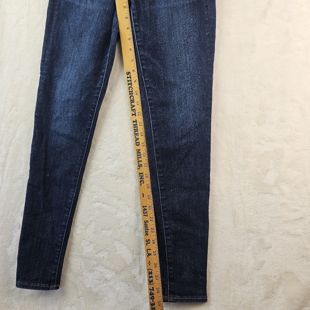 American Eagle Hi Rise Jegging Women’s 6 Regular Dark Wash Stretch Denim Jeans - Picture 4 of 11